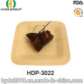Placa quadrada de bambu descartável Eco-Friendly (HDP-3022)